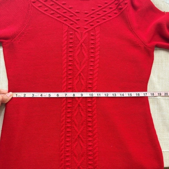 Charter Club Cable-Knit Sweater Dress Size Medium NEW - Picture 12 of 13